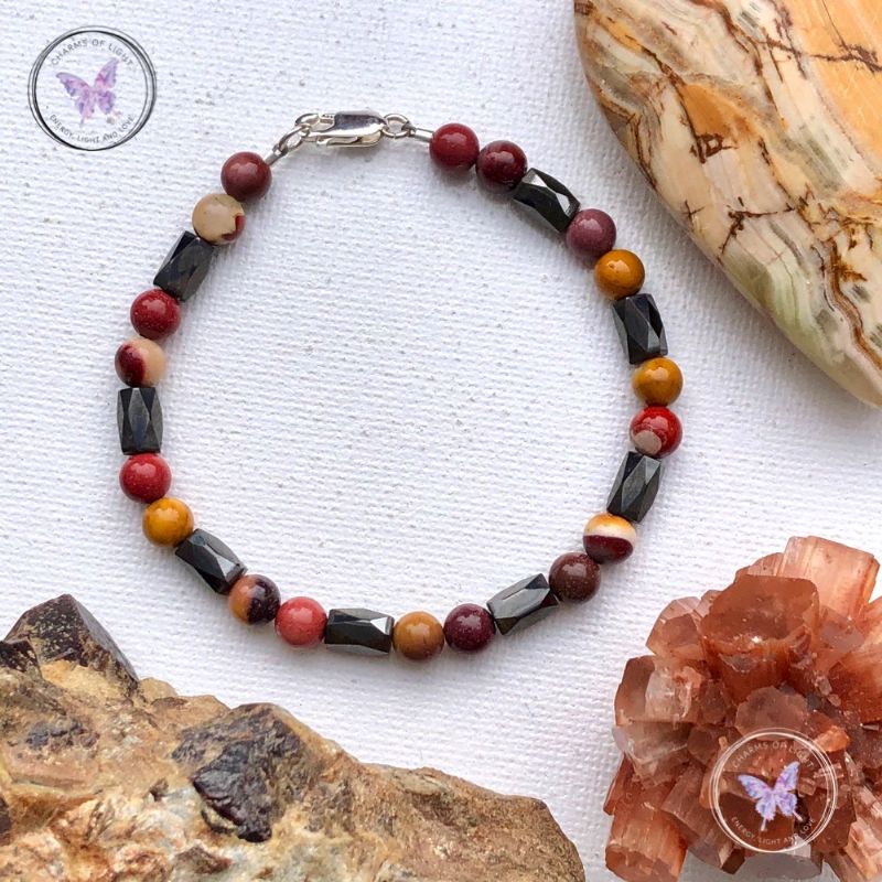 Mookaite & Magnetite Healing Bracelet